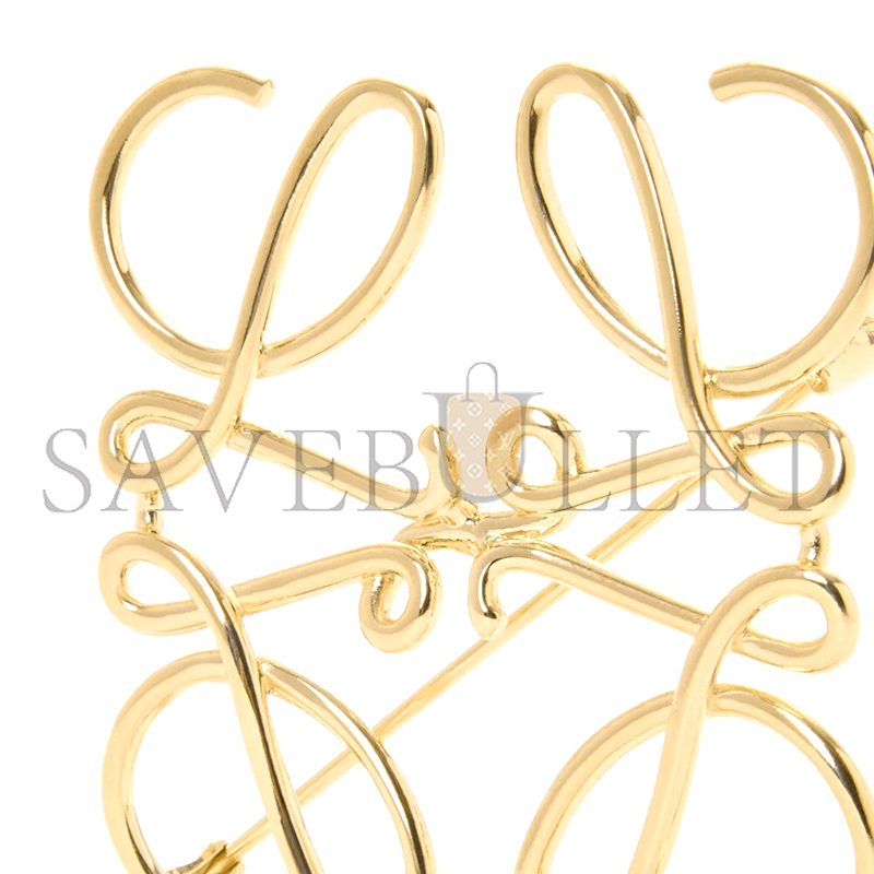 LOEWE ANAGRAM BROOCH IN METAL CIL0009803131 LOEWE ANAGRAM BROOCH IN METAL CIL0009803131